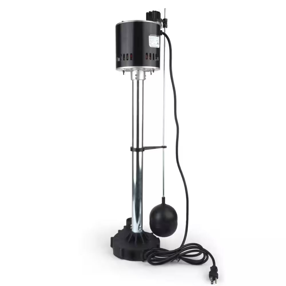 1/3 HP Cast Iron Pedestal Sump Pump