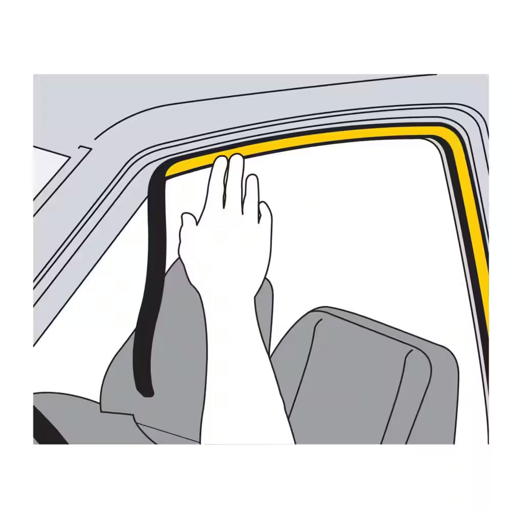 17 Ft. Black Small Rubber Auto & Marine Weatherseal for All Climates