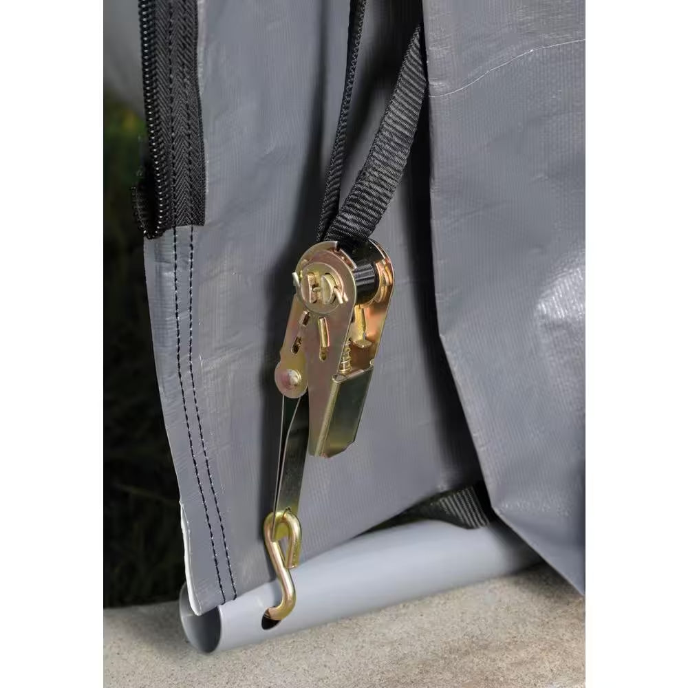 30 In. Easyhook Ratchet TITE Anchor Kit (4-Piece) with Sturdy Webbing, Cast Steel Anchors, and Quick-Attach Drill Guide
