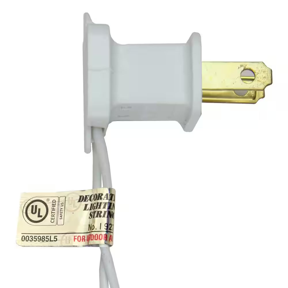 7 Ft. 6-Light Clear Star Shaped Icicle Christmas Lights with White Wire