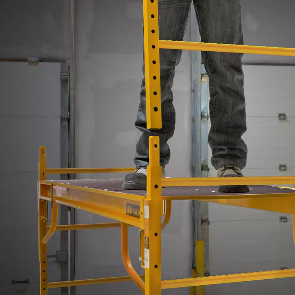 Safeclimb 6 Ft. Baker Scaffold with Platform and Included Trap Door, 1250 Lbs. Load Capacity