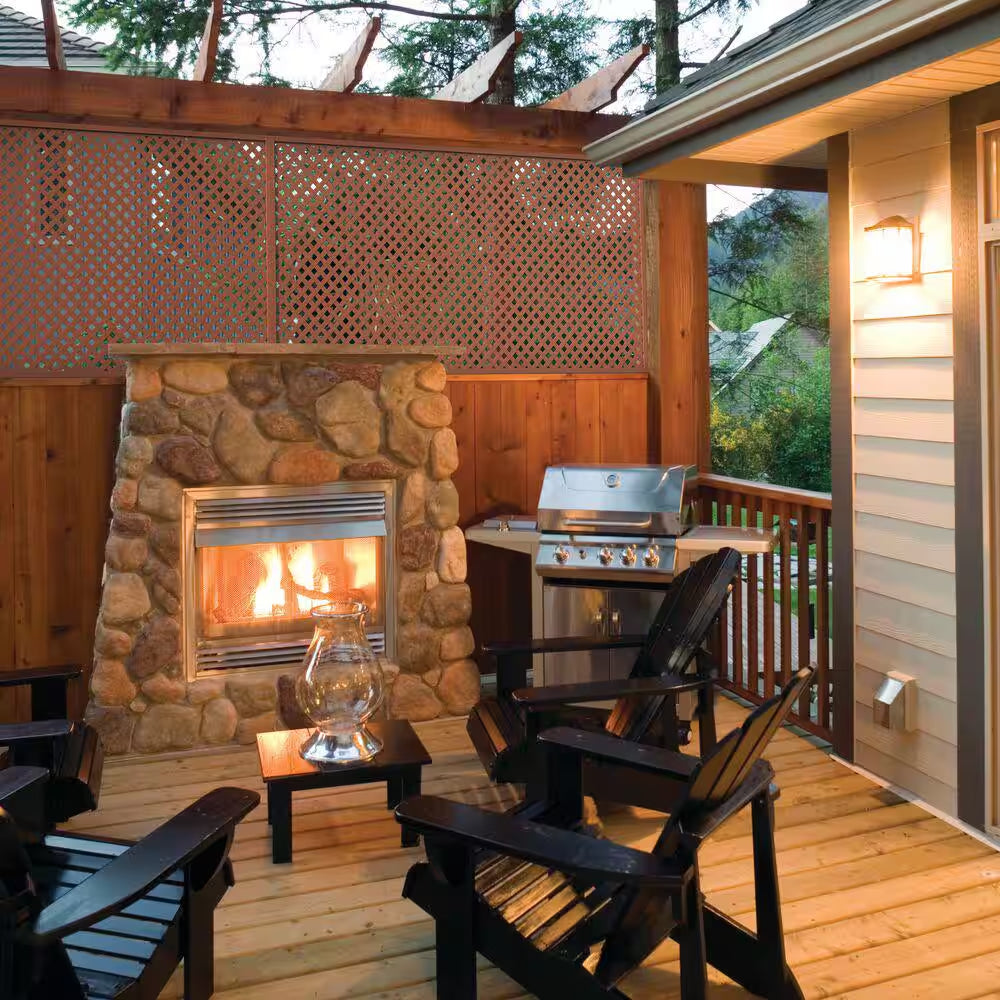 4 Ft. X 8 Ft. California Redwood Privacy Diamond Vinyl Lattice Panel - Solid Border