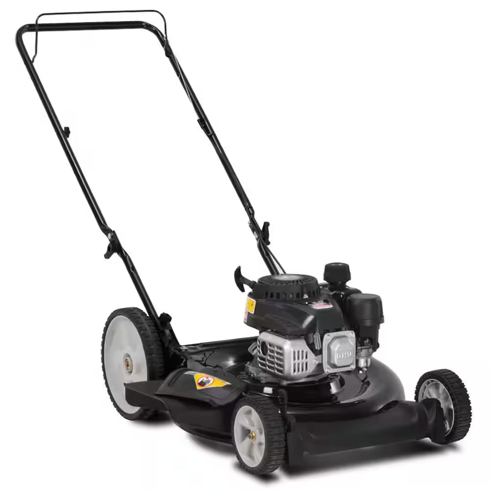 21 In. 132 Cc OHV Powermore Gas Walk behind Push Lawn Mower with High Rear Wheels