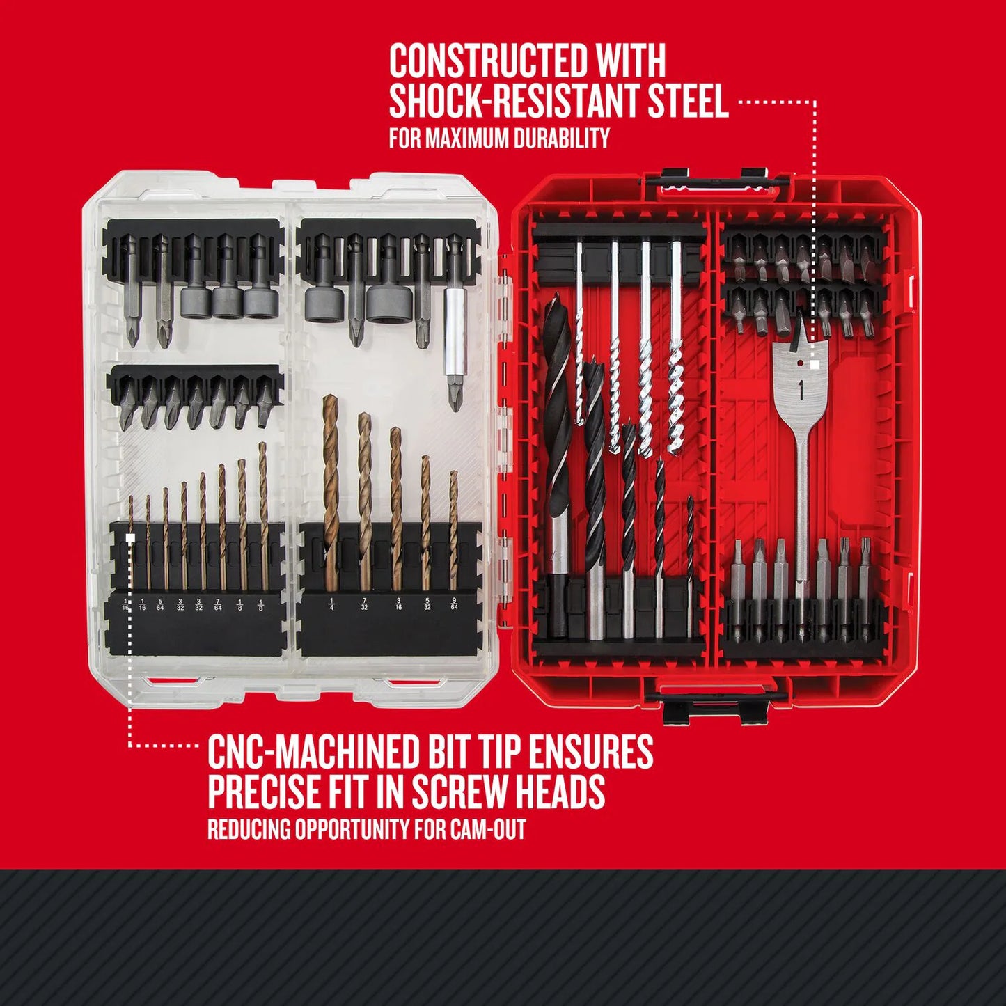 Screwdriver Bit Set 60 -Piece