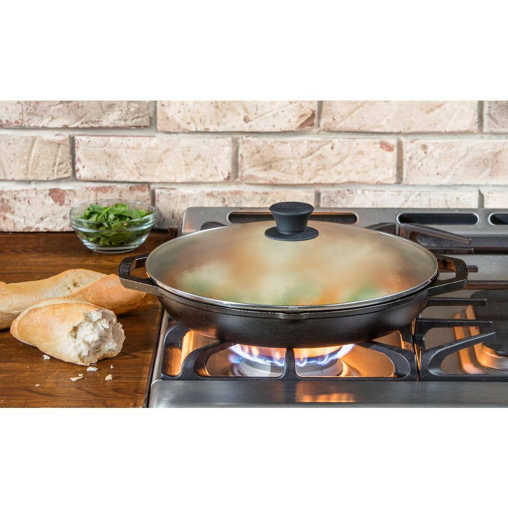 10.25 In. Glass Lid for Cast Iron Skillet