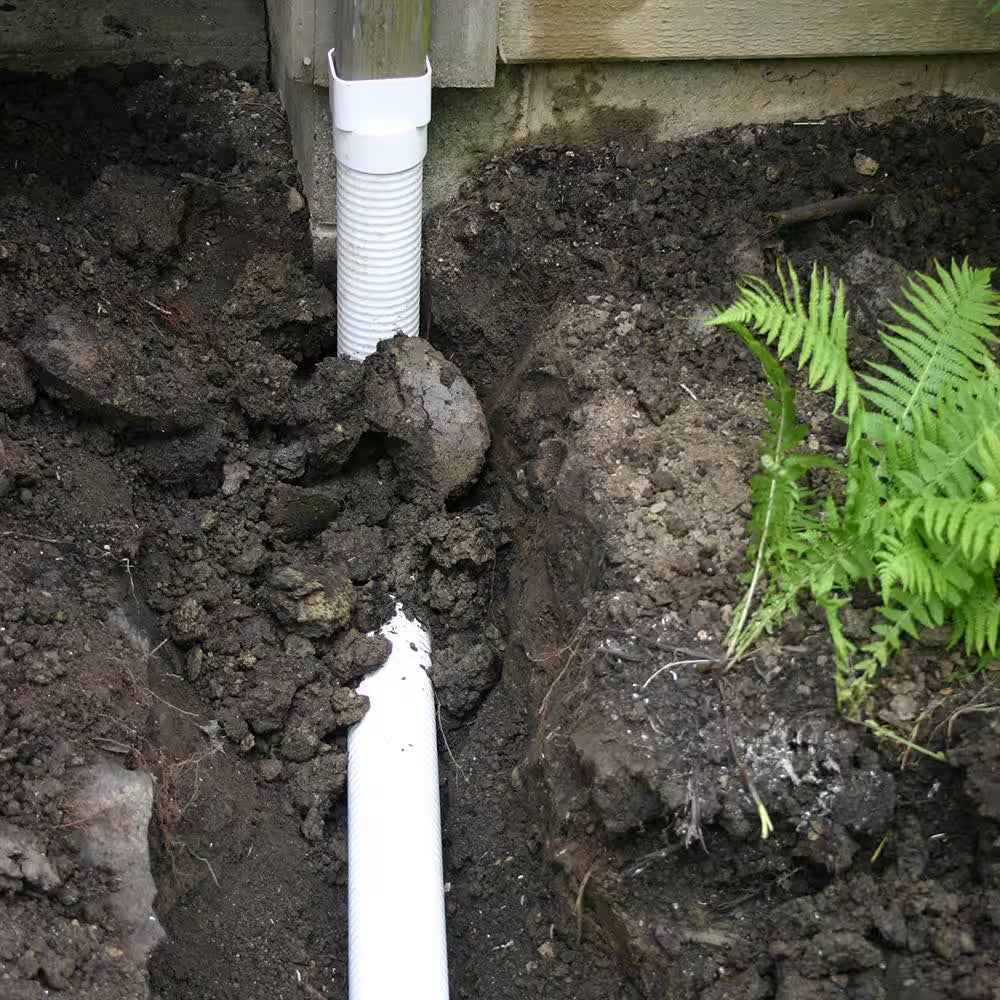 4 In. X 10 Ft. Triplewall Solid Drain Pipe