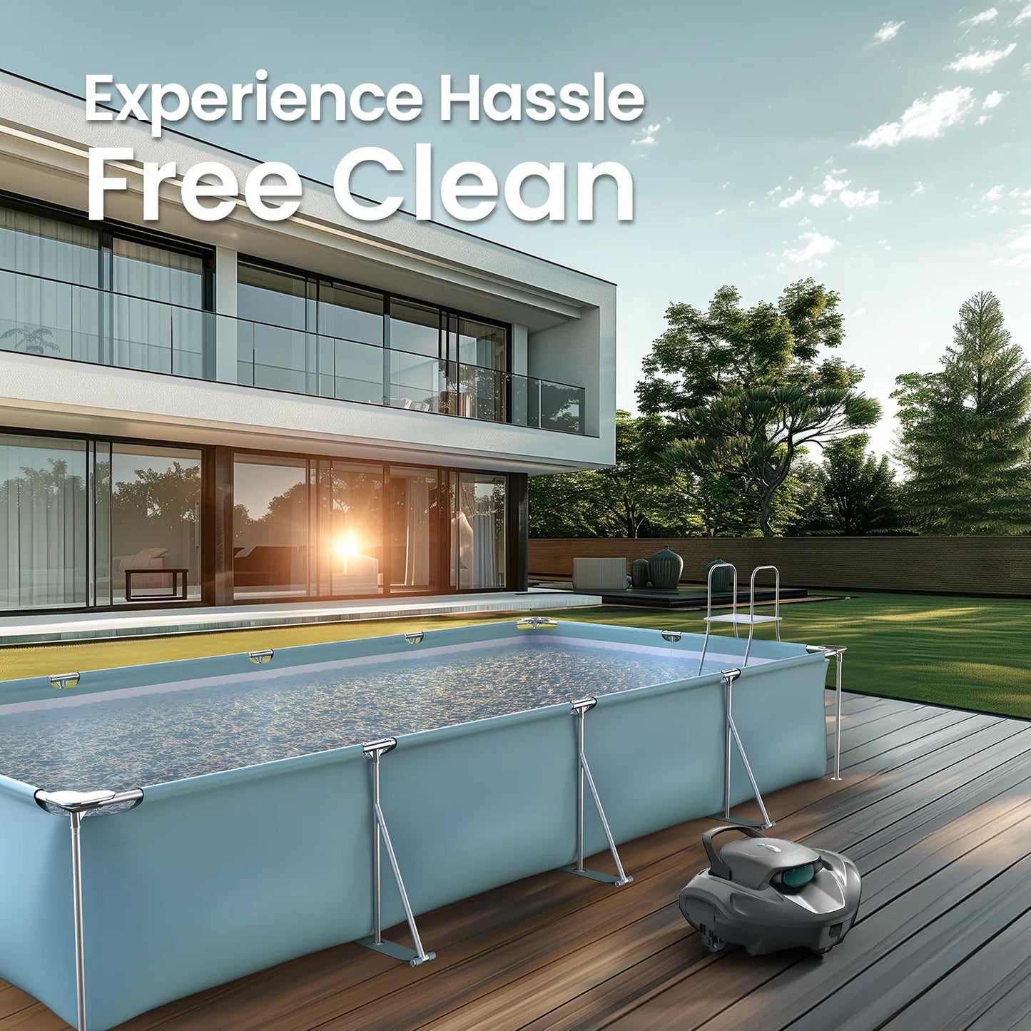 SG 800B Cordless 3.1-In Robotic Pool Vacuum