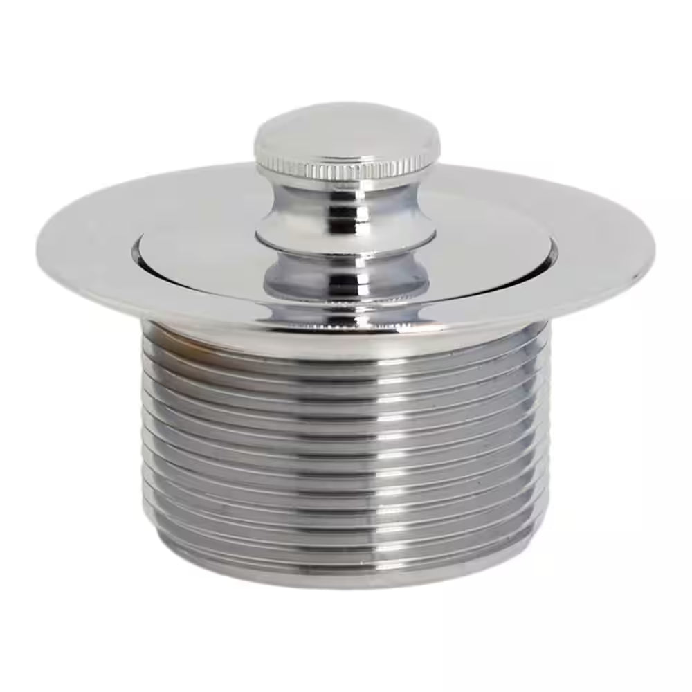 1-1/2 In. Bath Drain Waste and Overflow Assembly in Polished Chrome