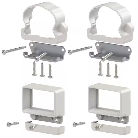 Traditional/Williamsburg White Line Bracket Kit (4-Piece)