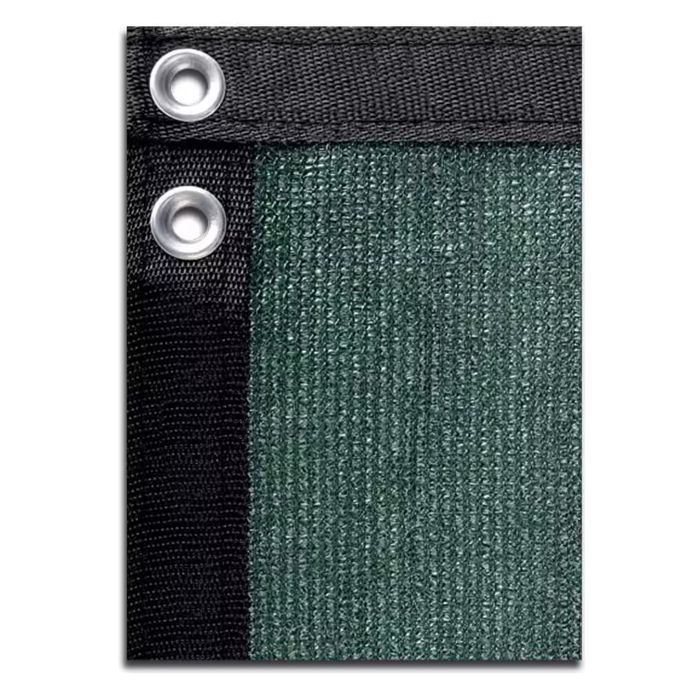 68 In. X 50 Ft. Green Privacy Fence Screen Plastic Netting Mesh Fabric Cover with Reinforced Grommets for Garden Fence