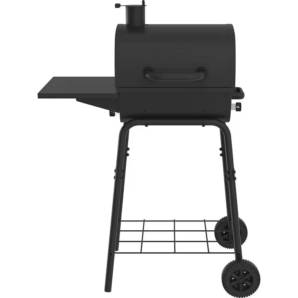 17.5 In. Barrel Charcoal Grill in Black