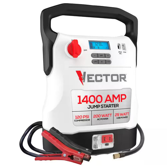 1400 Amp Jump Starter, Compressor, USB and AC Power