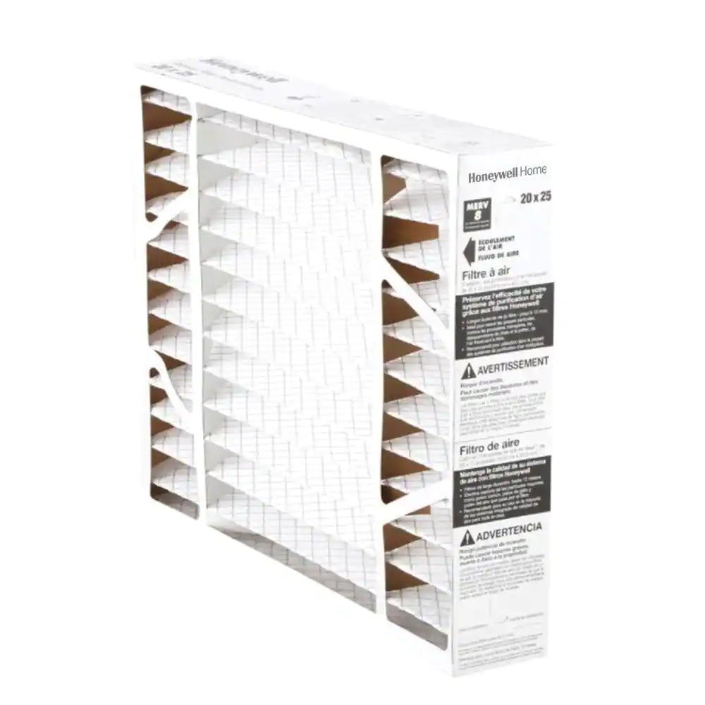 20 X 25 X 4 Pleated Furnace Air Filter FPR 8, MERV 8 (2-Pack)
