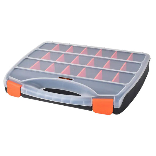 21-Compartment Plastic Small Parts Organizer