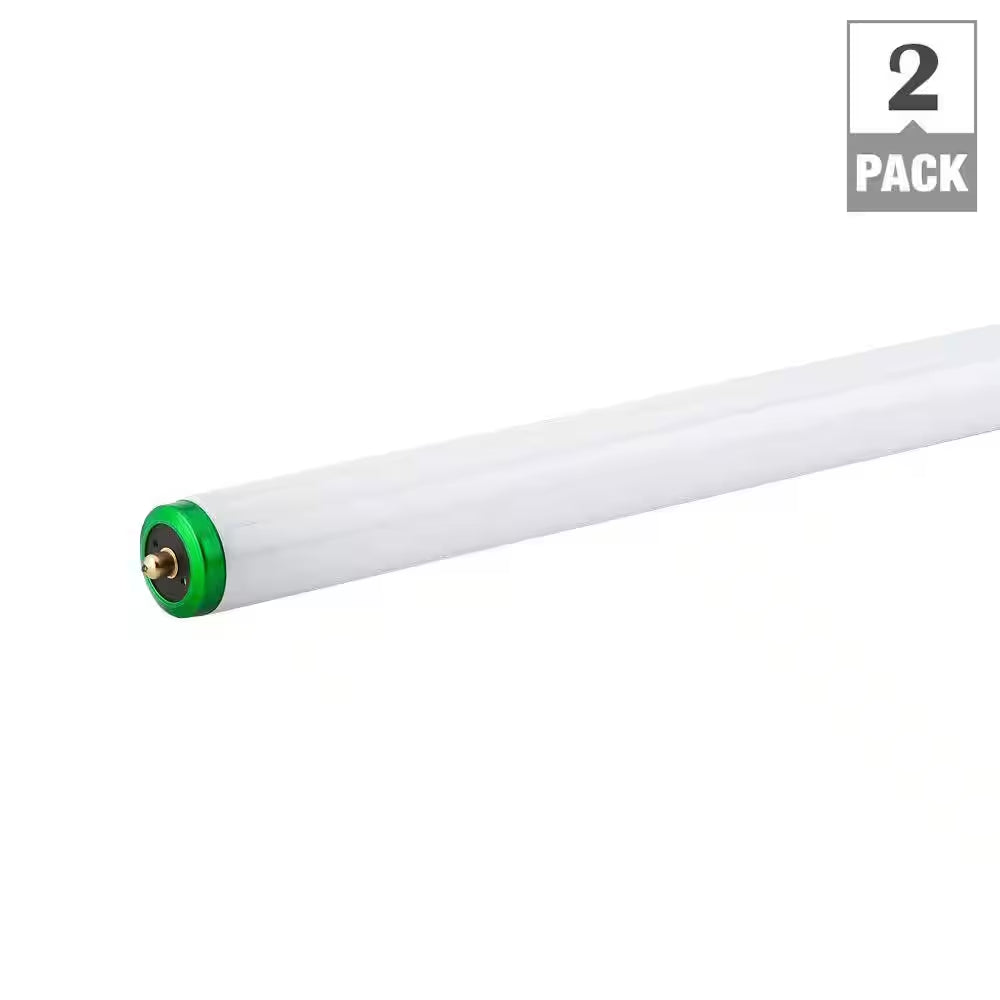 75-Watt 8 Ft. Alto Supreme Linear T12 Fluorescent Tube Light Bulb, Cool White (4100K) (2-Pack)