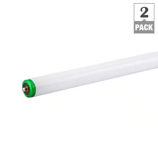 75-Watt 8 Ft. Alto Supreme Linear T12 Fluorescent Tube Light Bulb, Cool White (4100K) (2-Pack)