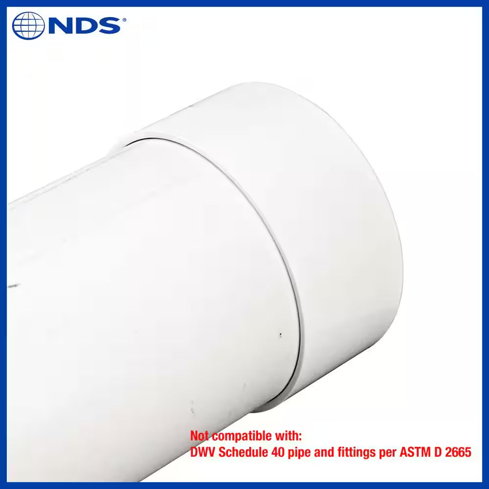 PVC S&D Cap, 6 In.