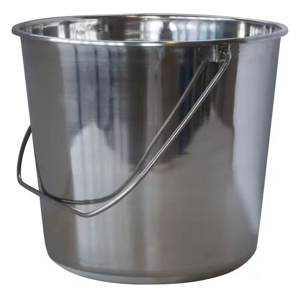 Medium Stainless Steel Bucket Set (3-Pack)