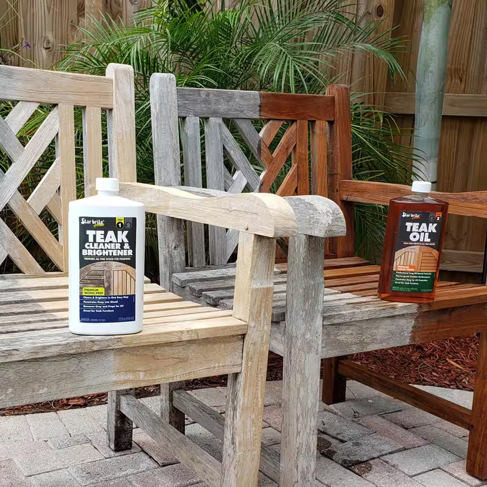 1 Quart Teak Oil in Clear