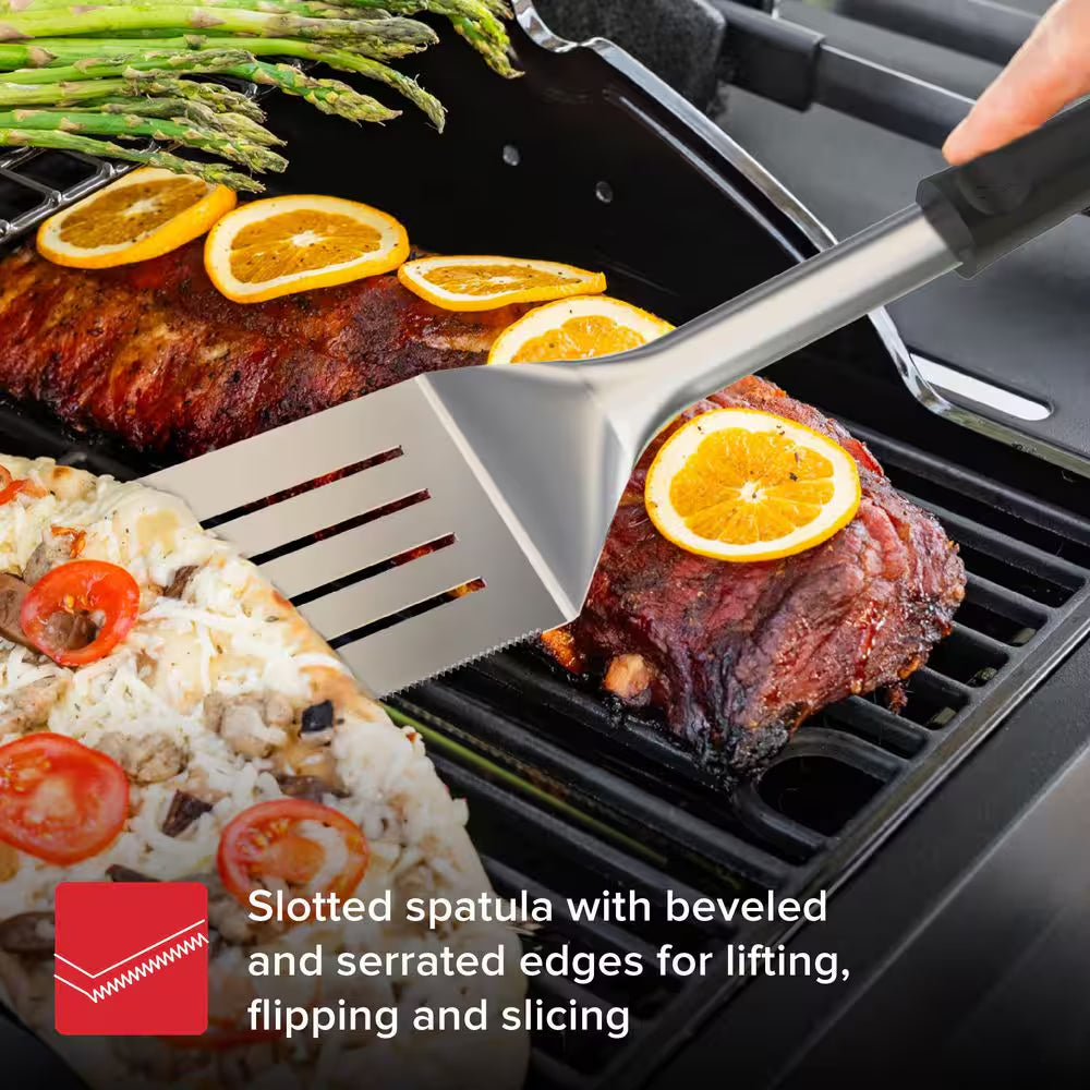 4 Pieces Grill Stainless Steel Tool Set