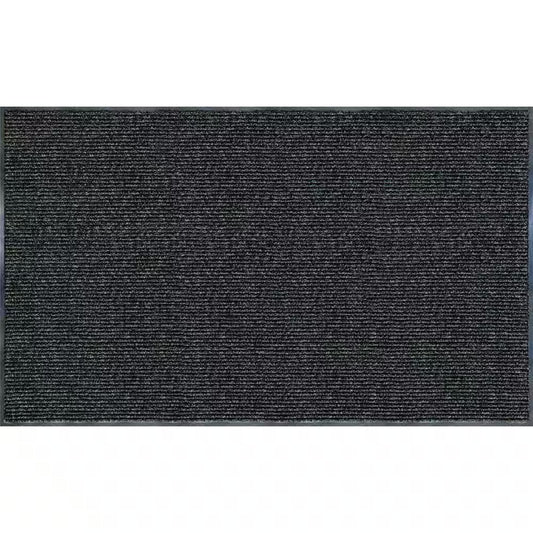 Enviroback Charcoal 60 In. X 36 In. Recycled Rubber/Thermoplastic Rib Door Mat