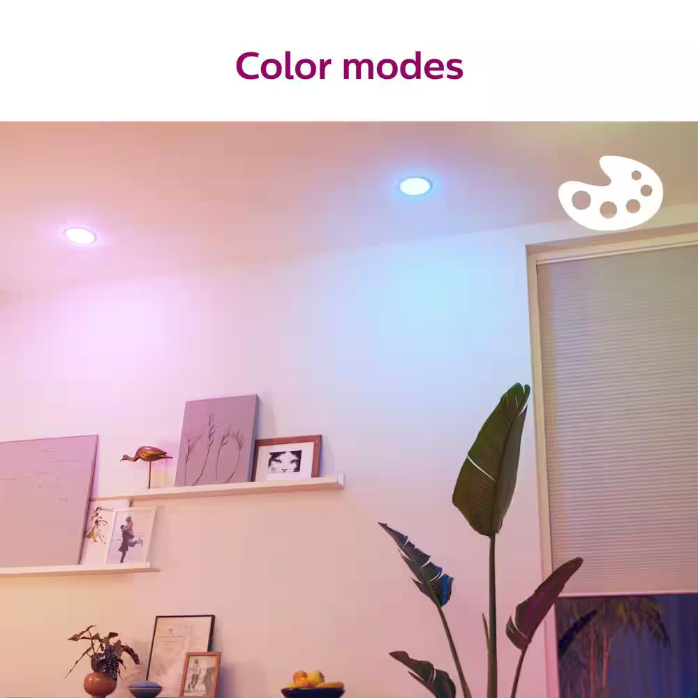 60-Watt Equivalent A19 LED Smart Wi-Fi Color Changing Smart Light Bulb Powered by Wiz & Motion Sensor (1-Pack)