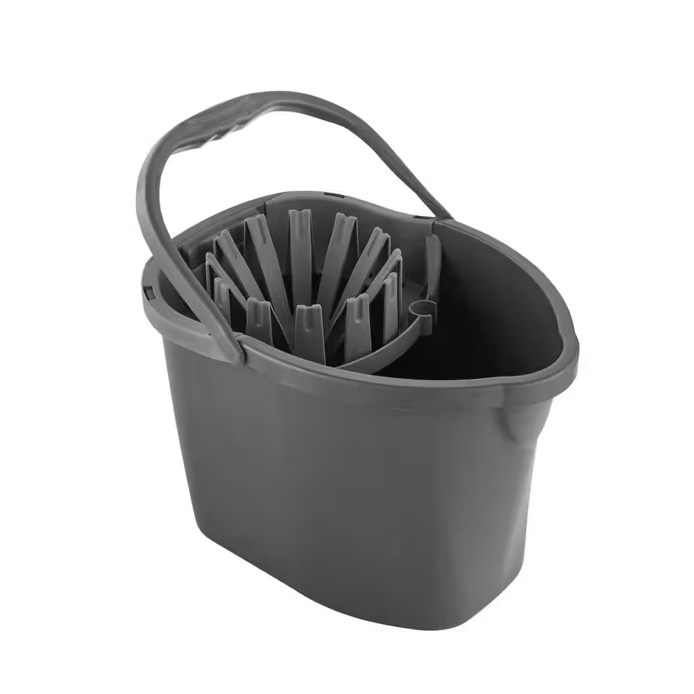 12 Qt. Oval Plastic Bucket with Wringer
