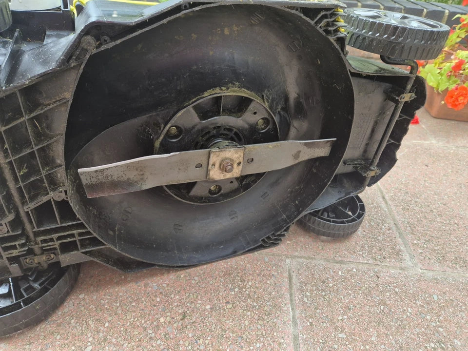 RYOBI 18V LAWN MOWER WITH STRIMMER , BATTERY & CHARGER