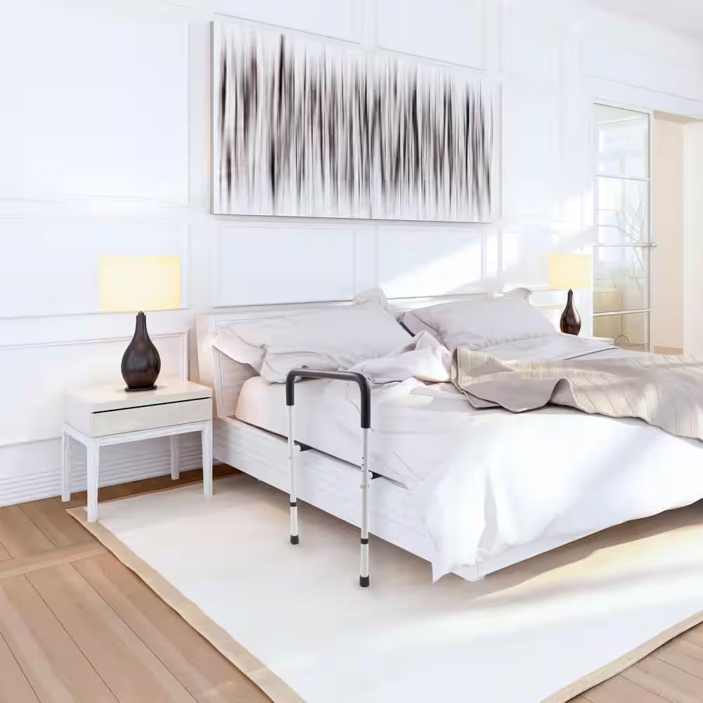 Home Bed Assist Rail with Adjustable Height No Tool Assembly