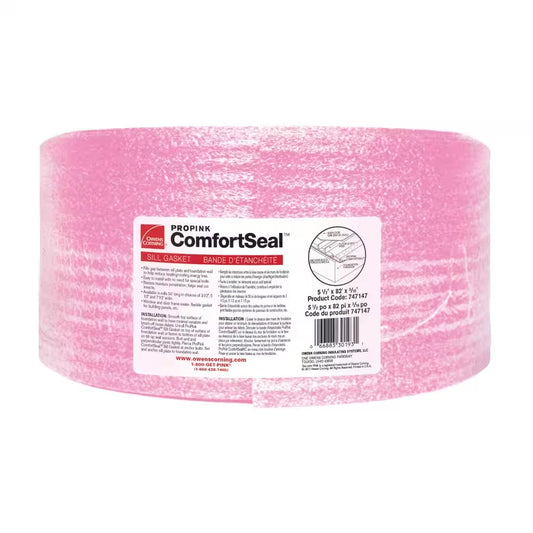 Propink Comfortseal 5-1/2 In. X 50 Ft. Multi-Use Ridged Sill Plate Gasket