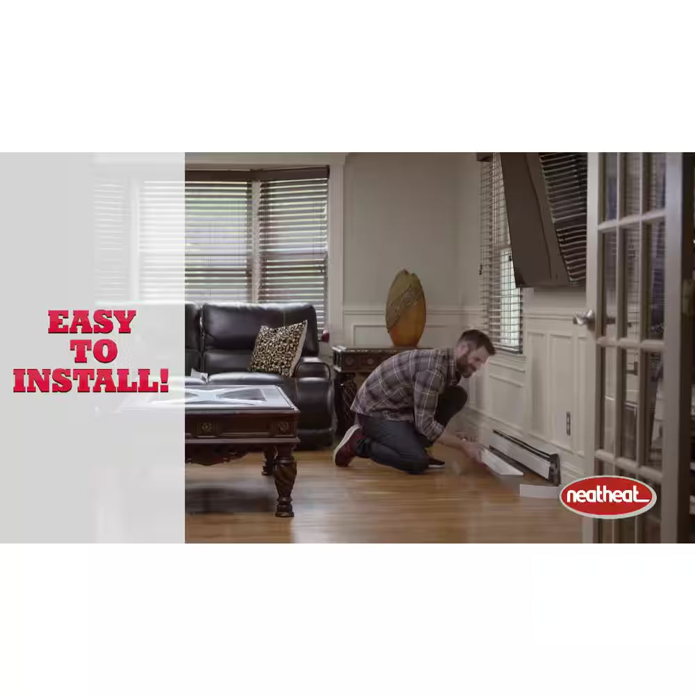 30/07 Original Series Left End/Wall Cap - Hot Water Hot Water Baseboard Cover (Not for Electric Baseboard)