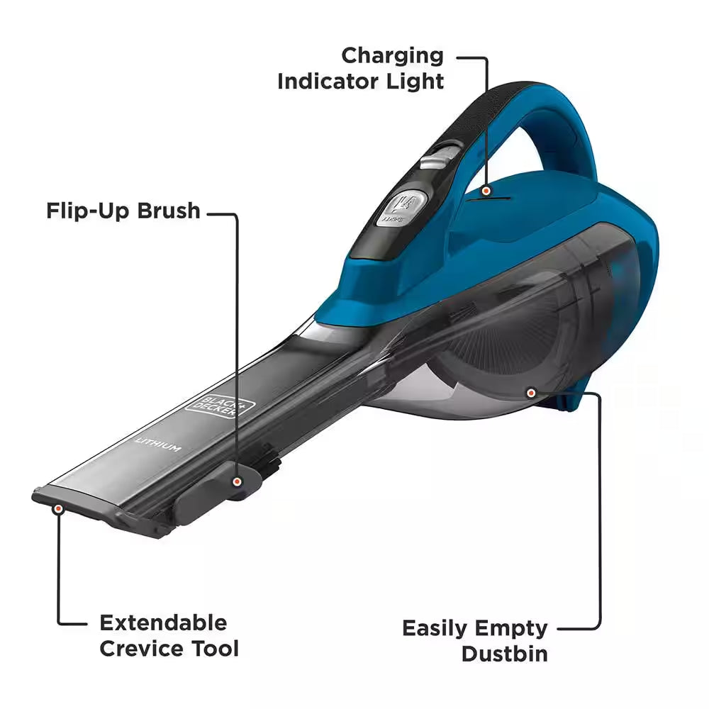 Dustbuster 10.8-Volt Cordless 2.1 Cup Handheld Vacuum (Deep Ocean Blue)