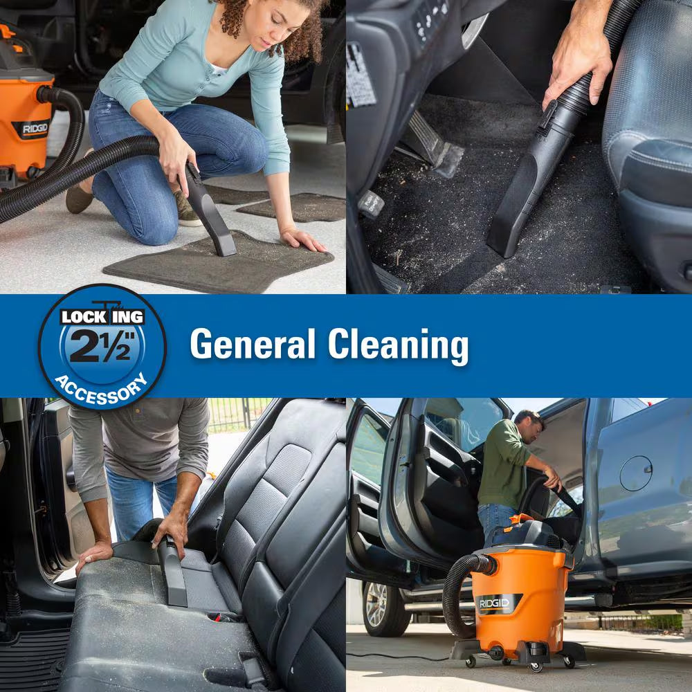 2-1/2 In. LA2503 Locking Car Nozzle Accessory Shop Vacuum Attachment for  Wet Dry Vacs Hoses and Wands