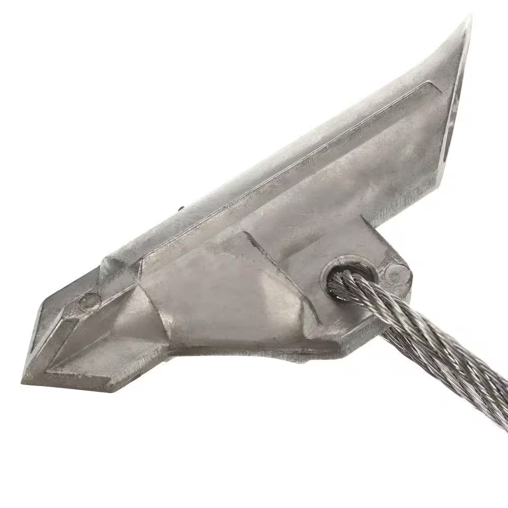 30 In. Easyhook Ratchet TITE Anchor Kit (4-Piece) with Sturdy Webbing, Cast Steel Anchors, and Quick-Attach Drill Guide