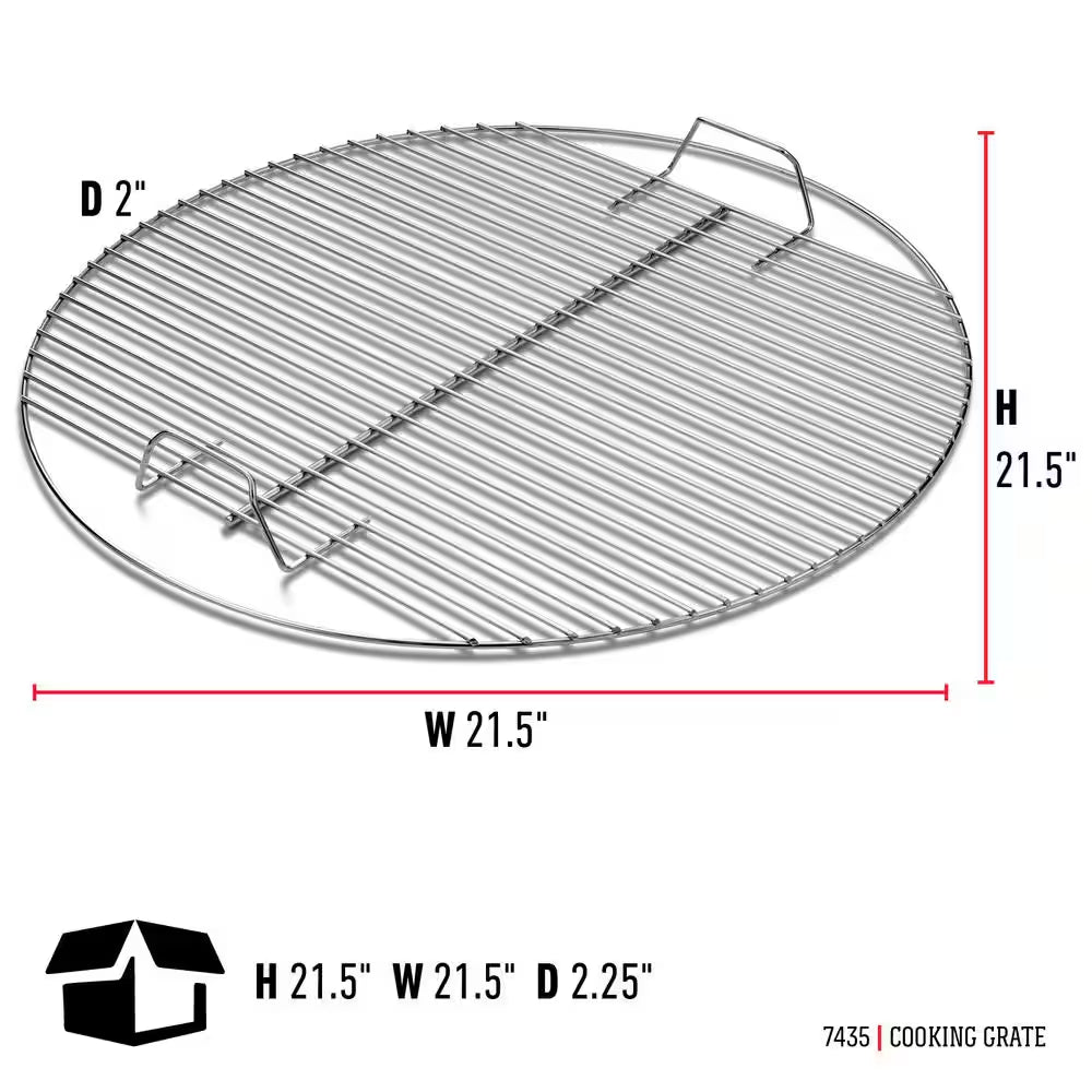 Replacement Cooking Grate for One-Touch Silver, Bar-B-Kettle & Master Touch Charcoal Grill