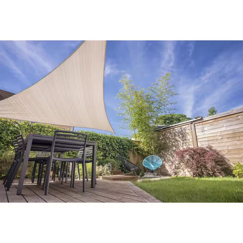 11 Ft. 10 In. X 11 Ft. 10 In. Pebble Triangle Shade Sail
