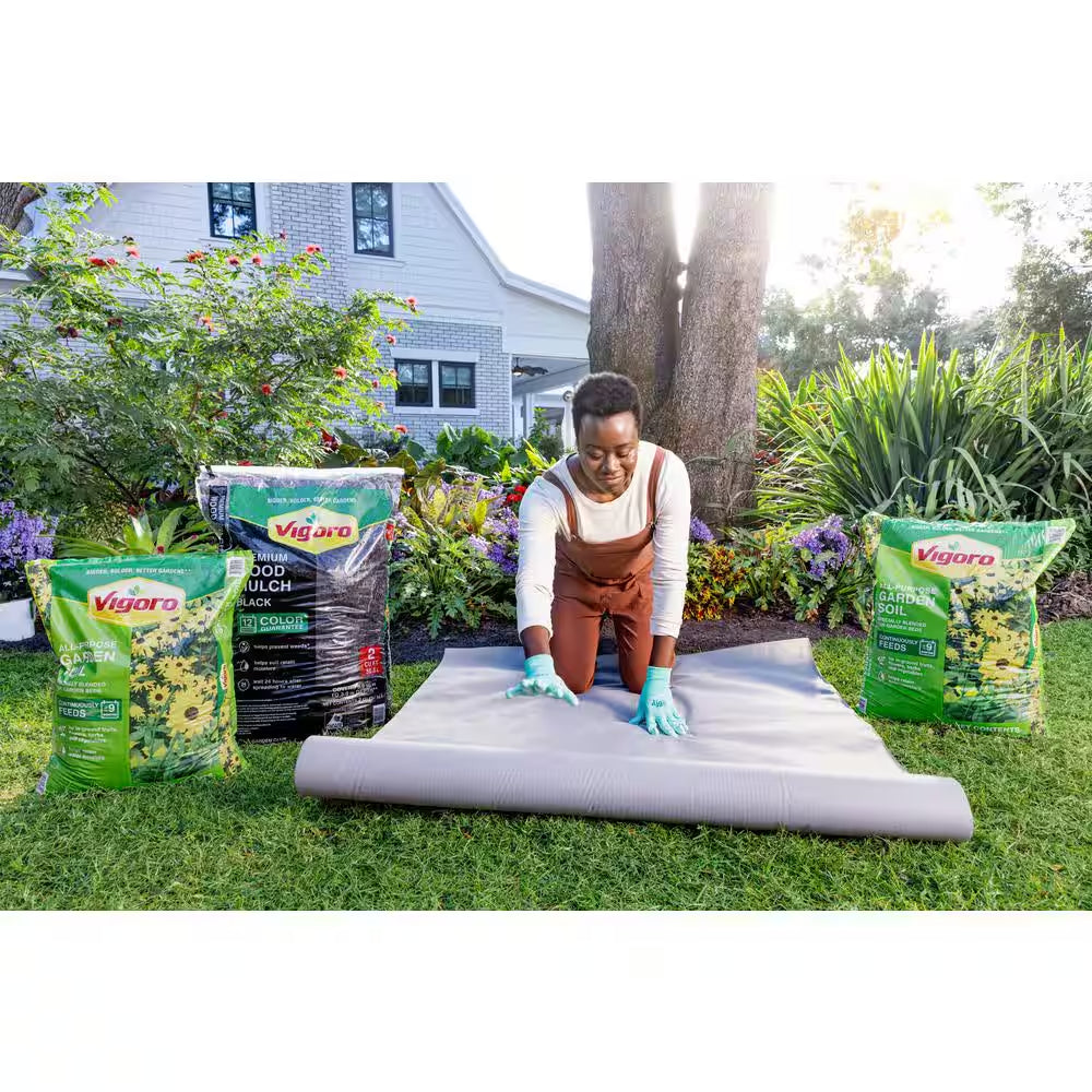 4 Ft. X 200 Ft. Heavy-Duty Grid Landscape Fabric