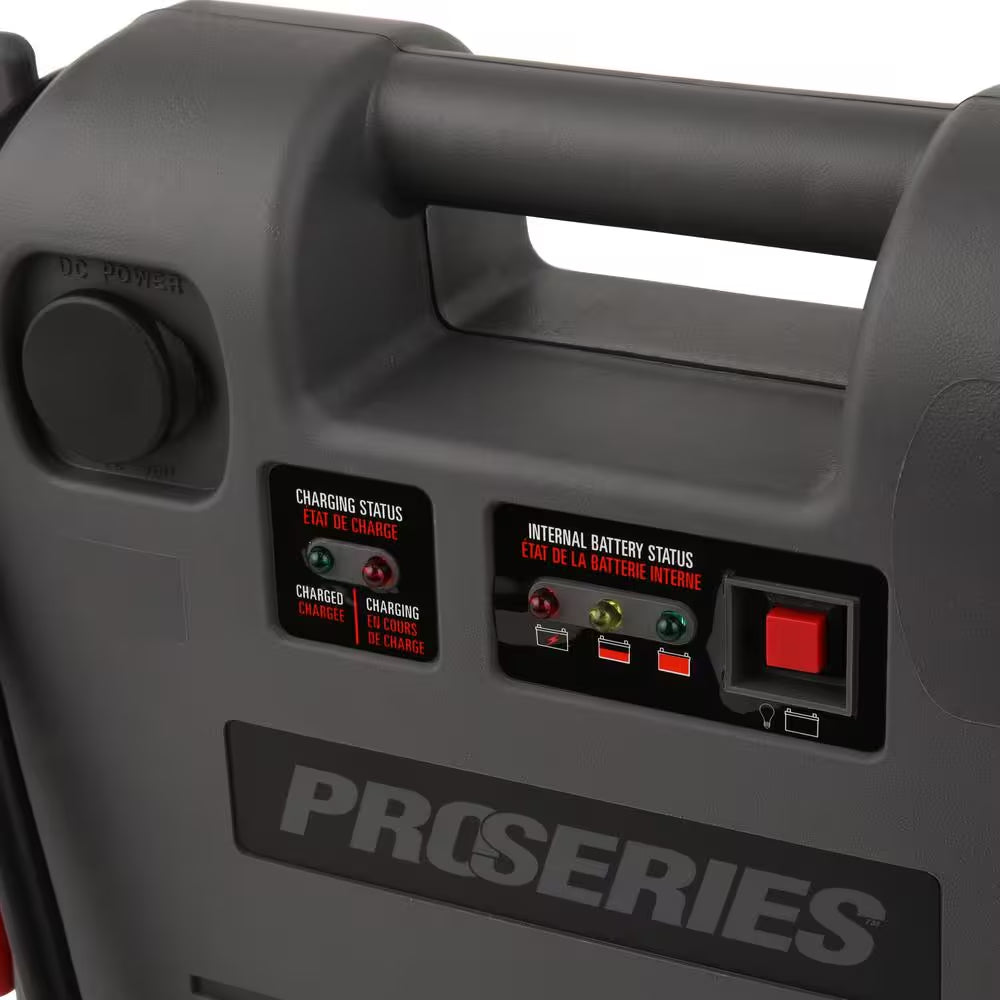 DSR Professional Grade 12 Volt, 1800 Peak Amps Jump Starter, Portable Power Station