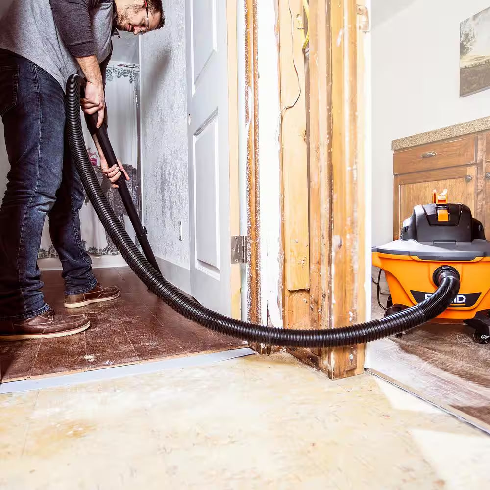 6 Gal. 3.5 Peak HP NXT Shop Vacuum Wet Dry Vac with General Debris Filter, Locking Hose and Attachments HD06001