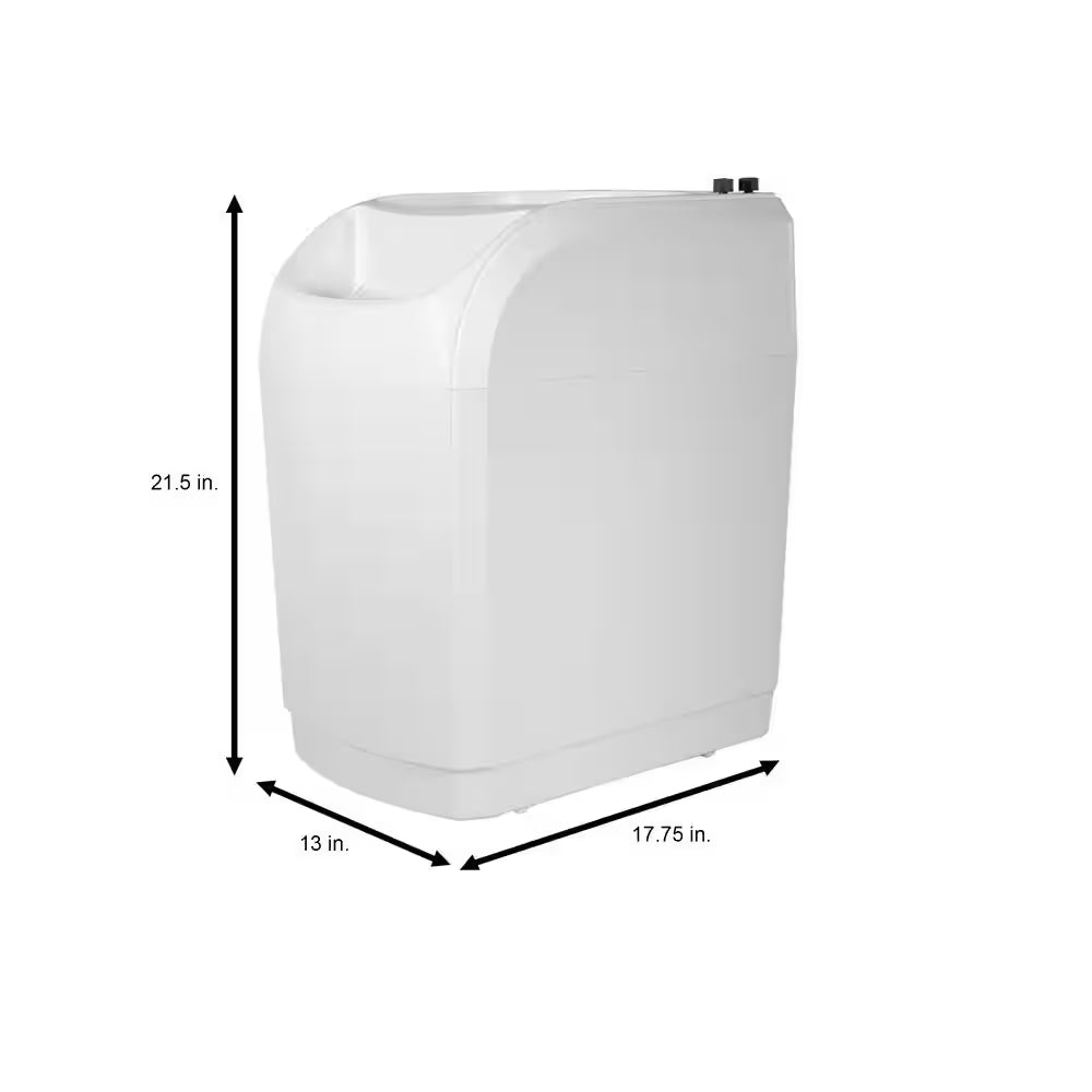 SPACE SAVER 6-Gal. Cool Mist Evaporative Whole House Humidifier for 2,300 Sq. Ft., White