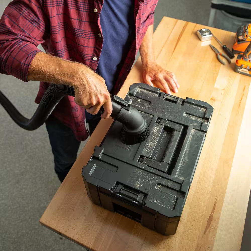 2-1/2 In. LA2501 Locking Dusting Brush Accessory Shop Vacuum Attachment for  Wet Dry Vacs Hoses and Wands