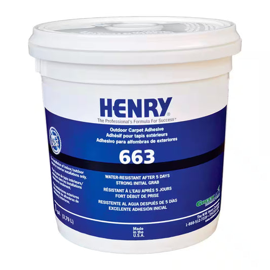 663 Series 1 Gal. Outdoor Carpet Floor Adhesive
