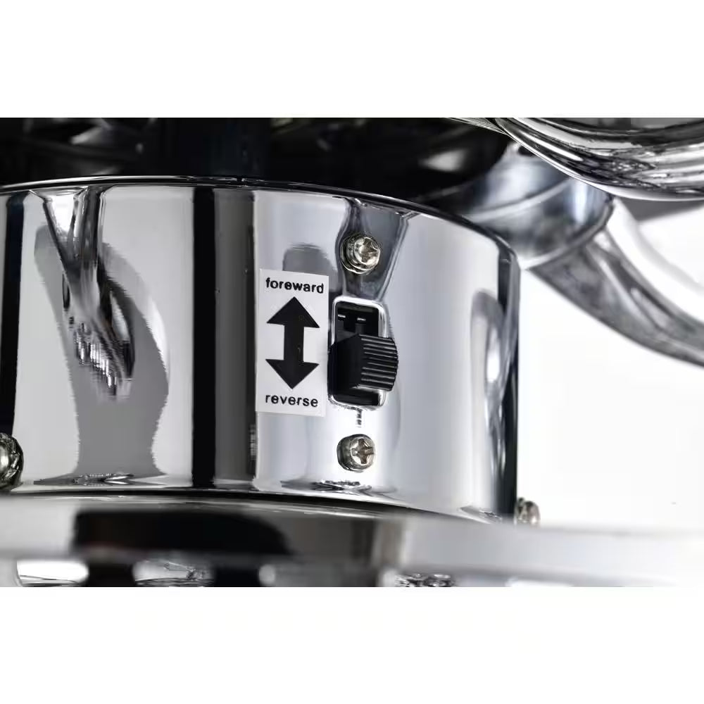 52 in Modern Black 6 Speeds Black Standard Flush Mount Ceiling Fan with 3- Color Dimmable LED Light, APP and Remote