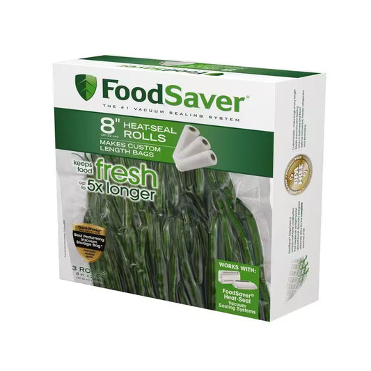 8 In. X 20 Ft. Vacuum Sealer Roll (Set of 3)