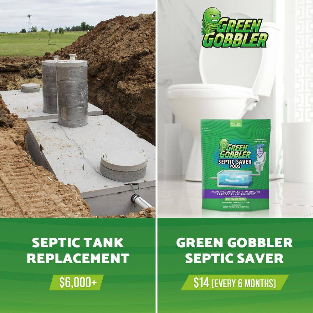 Septic Tank Treatment Pods (2 Pack)