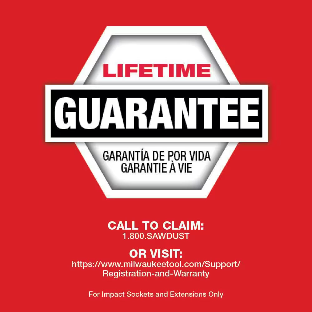 SHOCKWAVE 3/8 In. Drive 10Mm Deep 6 Point Impact Socket (1-Pack)