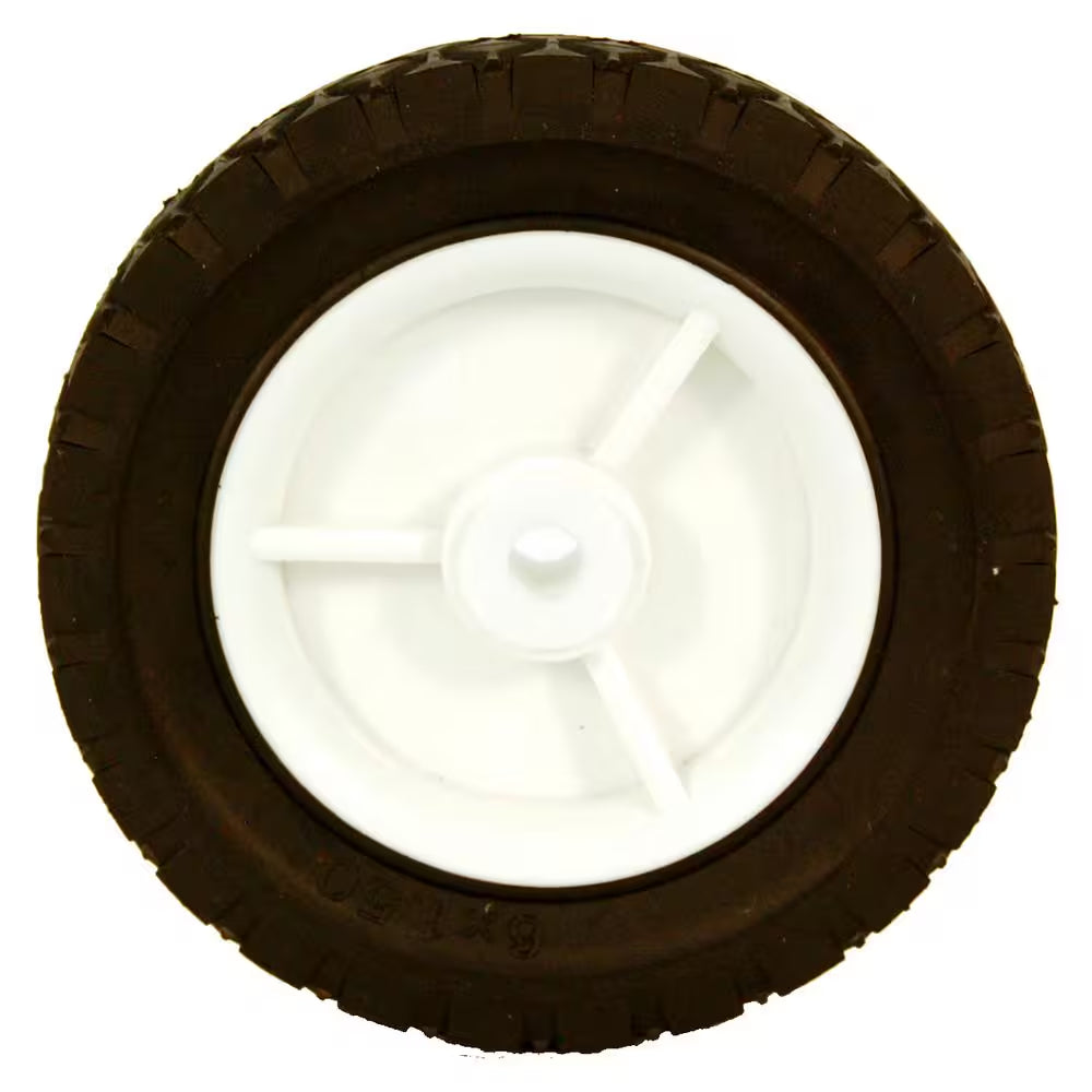 6 In. X 1.5 In. Universal Plastic Wheel for Lawn Mowers