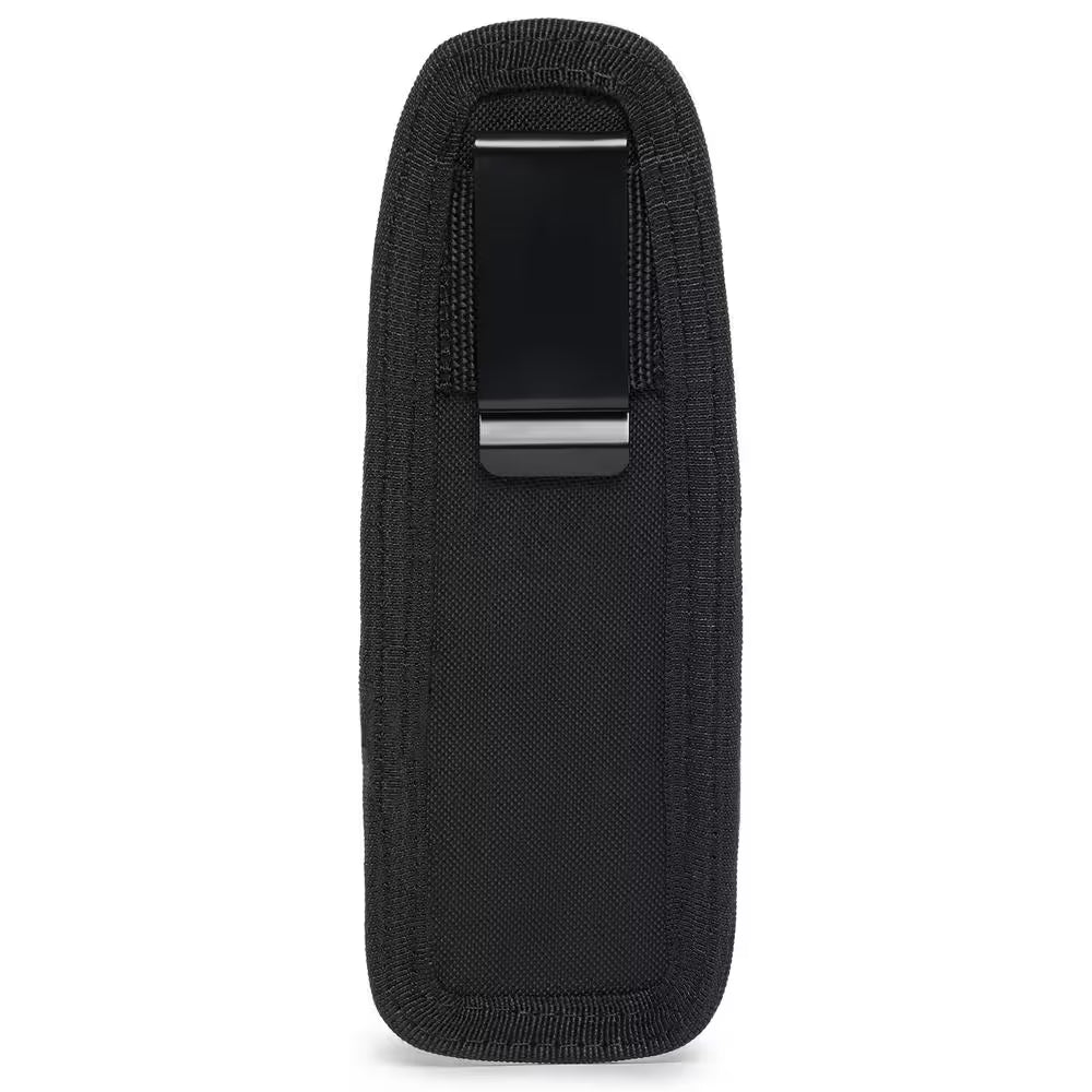 Utility Pouch, Black with 5 Pockets and Loops Including Plastic-Lined Utility Knife Pocket