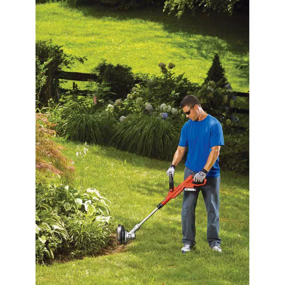 20V MAX Cordless Battery Powered 2-In-1 String Trimmer & Lawn Edger Kit with (1) 2Ah Battery & Charger