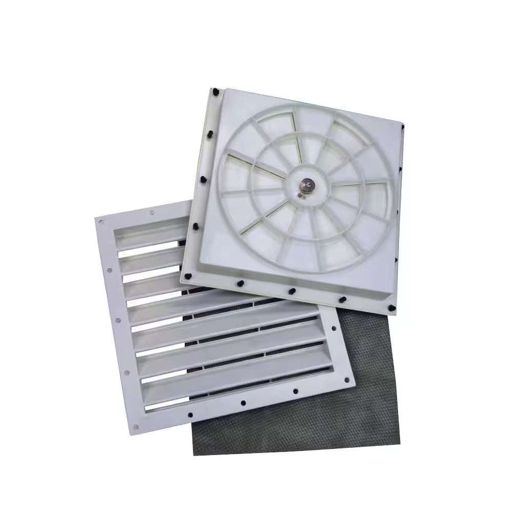 Automatic Shelter Vent Kit (2-Pack) with Two Vents, Two Screens, and Temperature-Controlled Automatic Open/Close